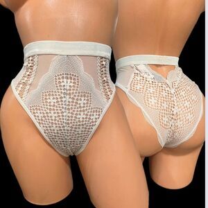 Victorias Secret Rare Very Sexy High Waist cheeky panty Ivory Medium